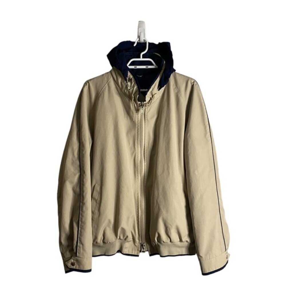 Bentley’s of London Men’s Vintage Tan Khaki Full Zip Jacket